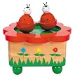 Busy Bugs Wooden Music Box Adorable Spinning Bugs