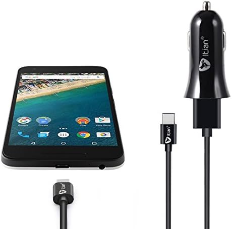 Clebsch Type C Charger, 2.1A for Google Nexus 6p Nexus 5X OnePlus 2 Nokia N1 Microsoft Lumia 950 950XL Lenovo ZUK Z1 LeTV One Max One Pro and More (Black)