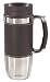 Stainless Steel Travel Coffee Mugs | Car Coffee Mugs - Trudeau Board Room 16-Ounce Travel Mug, Brown
