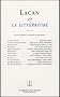 Lacan et la litt�rature