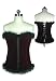 Red Gothic Lace Up Corset Bustier