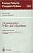 Book Cryptography: Policy and Algorithms : International Conference, Brisbane, Queensland, Australia, July 3-5, 1995 : Proceedings (Lecture Notes in Comput