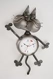 BANDANA/YARDBIRDS Collectible Metal CHEEKS THE CLOCK Kitten Cat SCULPTURE