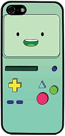 iPhone 5 Case,iPhone 5s Case,TPU Hard Back Cover with Beemo Adventure Time Pattern iPhone 5 5s-Black