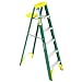 Werner 5908S 8-Foot 225-Pound Duty Rating Fiberglass Stepladder with Pail Shelf