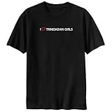 T-Shirt Black  I Love Trinidadian Girls  Trinidad And Tobago Country