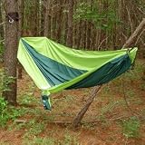 Parachute Hammock - Green and Lime