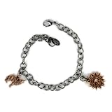 Team Jacob Wolf and Sun Charm Bracelet