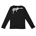 Mademoiselle papillon Giraffe L/S Tee 【ブラックsize:2(L)】