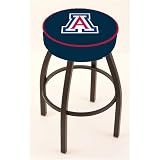 Arizona Wildcats 30 Single-ring Swivel Bar Stool with 4 Thick Seat