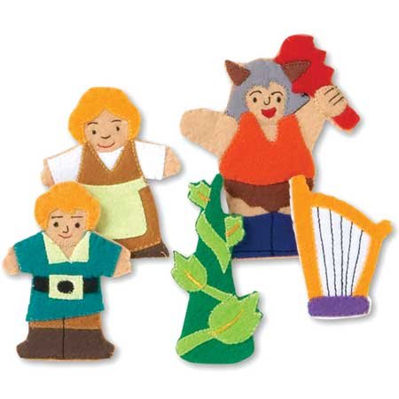 Childrens Toyshop  Toys : FingerTale Puppets - Jack and the Beanstalk