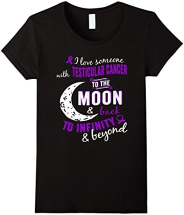Women's Testicular Cancer Shirt - Testicular Cancer Awareness Shirt Small Black