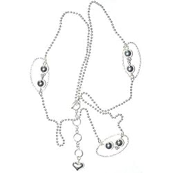 Bellychain Sterling Silver Jewelry Length 42.75 inches
