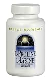 L-Proline & L-Lysine 60 Tabs - Source Naturals