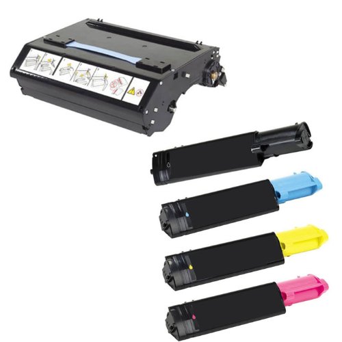 HI-VISION HI-YIELDS ® Compatible Toner Cartridge + Compatible Drum Unit Replacement for Dell 3010 (1 Black, 1 Cyan, 1 Yellow, 1 Magenta,1 Drum , 5-Pack) On Sale