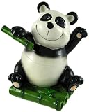 Adorable Panda Bear Piggy Bank Bamboo Raft