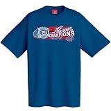 New York Giants Royal Blue Super Bowl XLII Champions Time to Shine T-shirt
