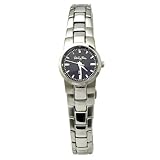 Valentino Rudy バレンチノ ルーディー アナログクォーツ式 時計 VR522 ブラック文字盤/シルバーベルト レディースウォッチ