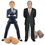 Clinton Dinner Party Set - Corkscrew Bill and Nutracker Hillary