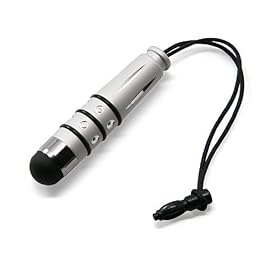 BoxWave mini Capacitive iPad 2 Stylus - Sparkle Edition (Metallic Silver)