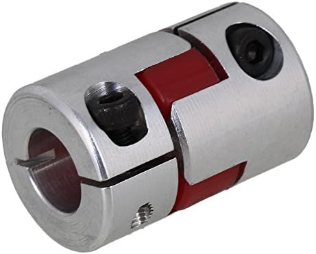 CNBTR Silver 6x10mm Electrical Industrial Absorb Vibration CNC Plum Coupling