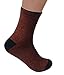Rambutan Men's Space Collection Rayon Seamless Socks US 8.5-12.5 Multi Color (Gold)