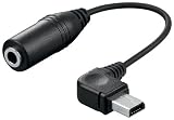 Wentronic Audio Adapter (3,5mm mini-USB Stecker auf 3,5mm Buchse)
