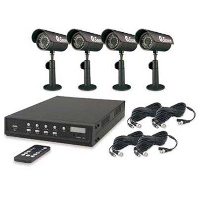 Swann DVR4-1000 4 Combo Kit w/Channel DVR and 2 Maxi-Brite Cameras