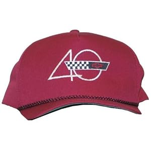 Corvette 40th Anniversary Ruby Hat