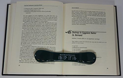 BookBone for Cookbooks - Color GREEN - Weighted rubber bookmark holds cookbooks open. Search for BookBone to see all listings.
