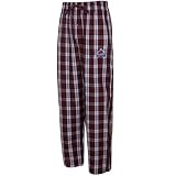 NCAA Colorado Avalanche Burgundy Plaid Historic Pajama Pants (Small)
