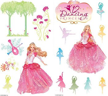 Barbie Princess Peel-and-Stick Appliqués