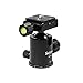 Selens Black 360 Degree Rotation Camera Tripod Ball Head with Quick Release Plate for DSLR Camera Camcorder