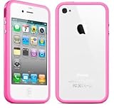 JKase® Apple iPhone 4G / iPhone 4 Bumper Case Pink Protective Skin Case wi ....
