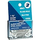 IBC Glass Head Silk Pins