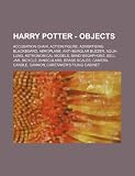 Harry Potter - Objects: Accusation Chair, Action Figure, Advertising Blackboard, Aeroplane, Anti-Burglar Buzzer, Aqua-Lung, Astronomical Model