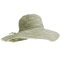 Adi Designs Green 5 in. Brim Spiral Ribbon Sun Hat