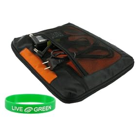 Acer AOD250-1383 10.1-Inch Netbook Carrying Bag (Checkpoint-Friendly - Orange / Black)