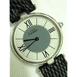 Antique Vintage: Pre-owned Mens Cartier Watch Vermeil Tank Two-Tone Dial Swiss Quartz Movement... by Cartier