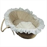 Personalized Ecru Moses Basket