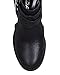 Soda BH89 Women Leatherette Cut Out Buckle Chunky Heel Ankle Bootie - Black