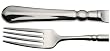 Mikasa French Countryside 5-Piece Stainless-Steel Flatware Place Setting, Service for 1