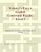 Book Webster's Pare to English Crossword Puzzles: Level 1
