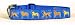 Designer Bull Mastiff Dog Collar - Blue Bull Mastiff Collar - XX-Large (XXL) - Made in USA