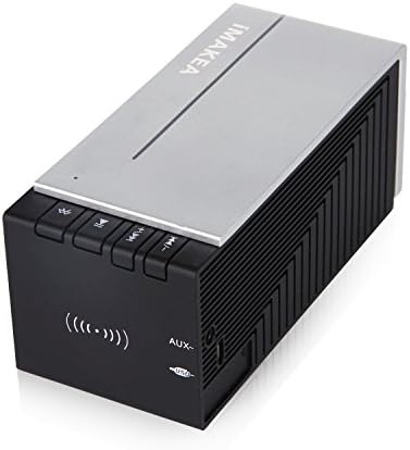 iMAKEA TM NFC Mini Portable Wireless Bluetooth Outdoor Speaker Handsfree Speakerphone with Built-in Mic Porwerful Loud and Clear Sound With Bass Compatible With Smart Phone and Tablet Built-in Rechargeable Ploymer Battery