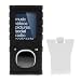 Black Durable Flexible Soft Silicone Skin Cover Case with Belt Clip for Microsoft Zune 4GB 8GB 16GB