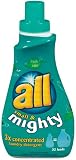 All Small & Mighty, Triple Concentrate Liquid Laundry Detergent, Fresh Rain, Case Pack, Nine - 32 Load Bottles, (288 Loads)