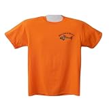Ringnecktrout Trouts Safety Orange M Imprinted Mens Cotton Short Sleeve T-Shirt