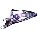 Sassy Dog Wear 23-35-Inch Purple/Multi Stripe Dog Harness, Large