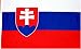 Slovakia National Country Flag - 3 foot by 5 foot Polyester (New)